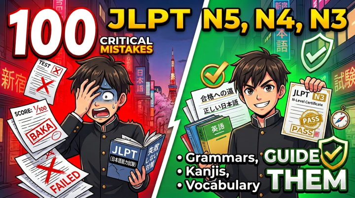 100 Common JLPT Mistakes and How to Avoid Them