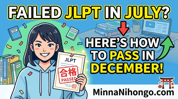 Failed the JLPT in July? Here's How to Pass in December