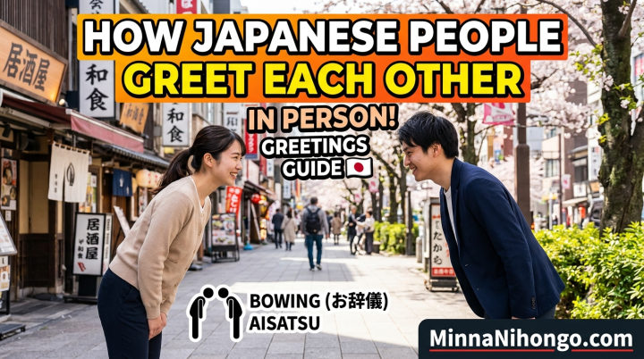 How Japanese People Greet Each Other in Person