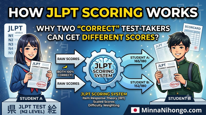 How JLPT Scoring Works: Why Two "Correct" Test-Takers Can Get Different Scores