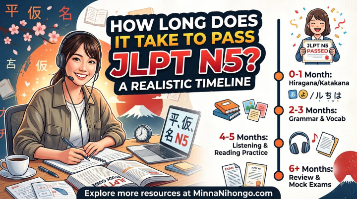 How Long Does It Take to Pass JLPT N5? A Realistic Timeline