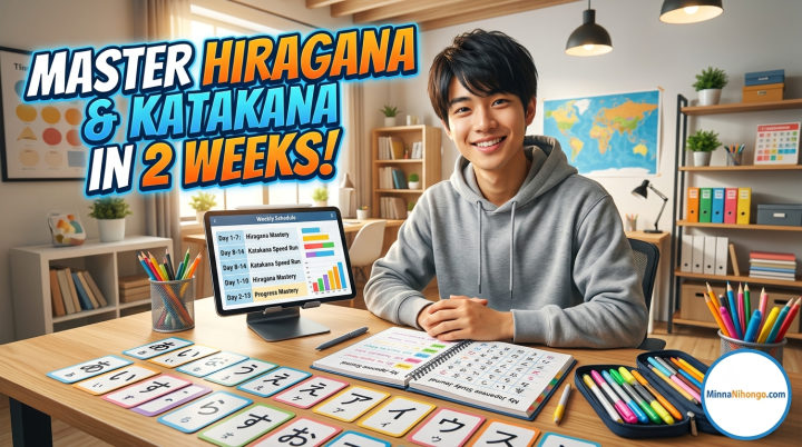 How to Master Hiragana and Katakana in Two Weeks