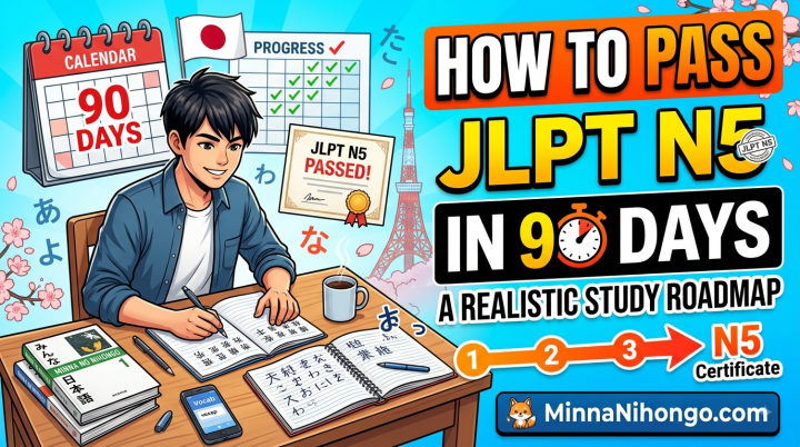 How to Pass JLPT N5 in 90 Days: A Realistic Study Roadmap