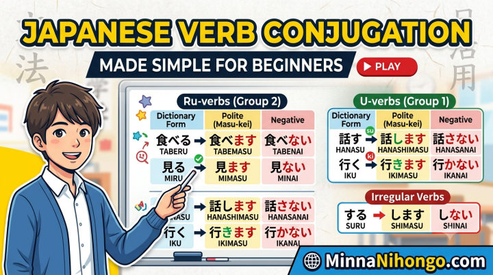 Japanese Verb Conjugation Made Simple for Beginners
