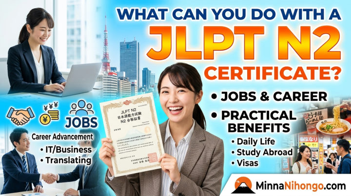 What Can You Do With a JLPT N2 Certificate? Jobs and Practical Benefits