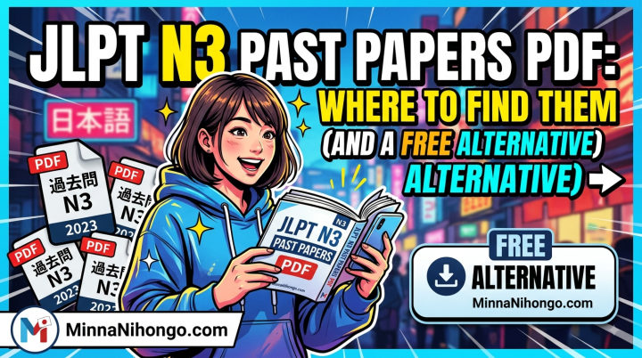 JLPT N3 Past Papers PDF: Where to Find Them (and a Free Alternative)