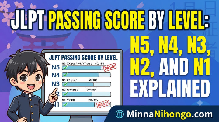 JLPT Passing Score by Level: N5, N4, N3, N2, and N1 Explained