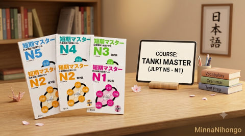 Tanki Master N5 — N5 exercises, listening, reading, vocabulary course thumbnail